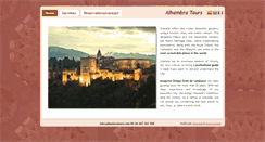 Desktop Screenshot of alhambratours.com